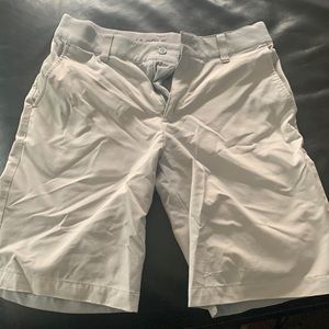 Grey puma boys golf shorts